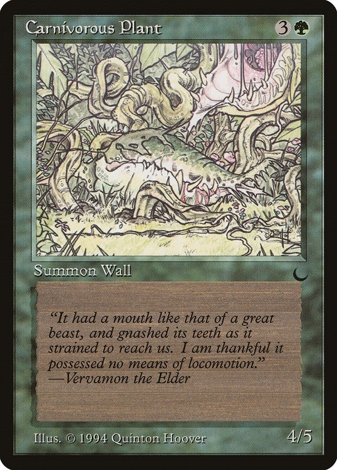 Image for Carnivorous Plant [The Dark] - Magic: The Gathering