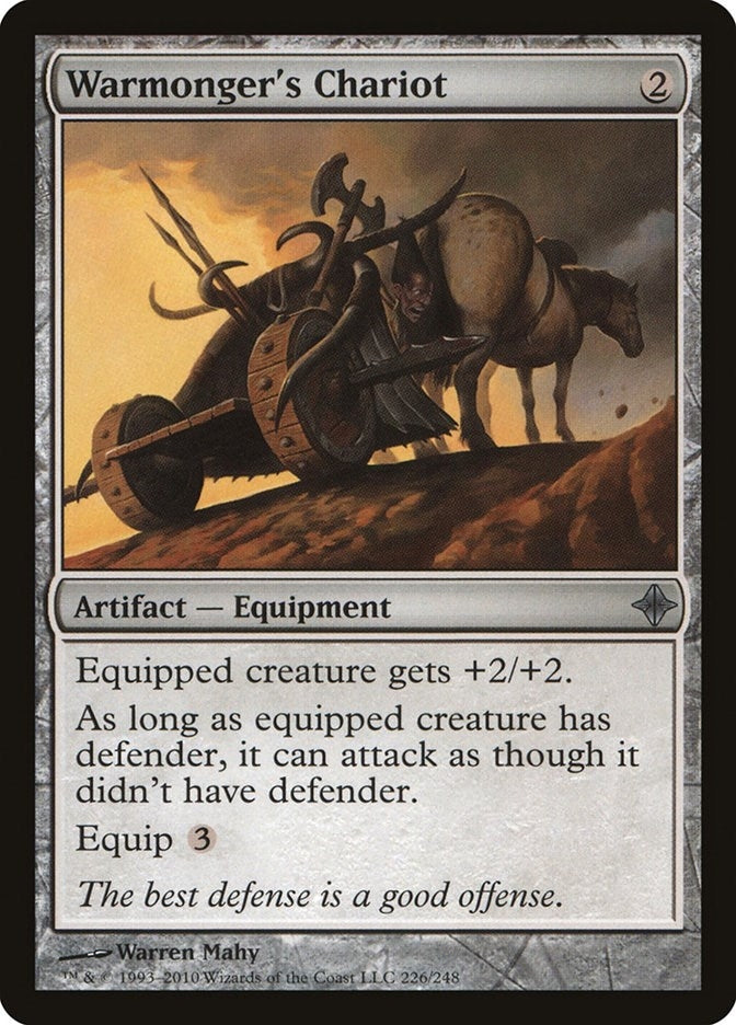 Image for Warmonger's Chariot (226) [Rise of the Eldrazi] - Magic: The Gathering