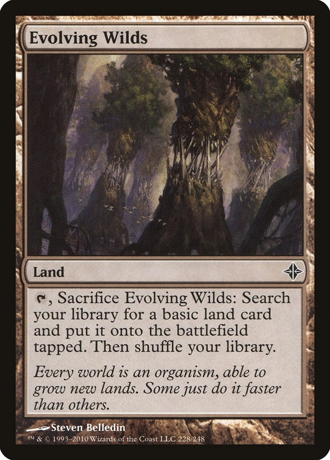 Image for Evolving Wilds (228) [Rise of the Eldrazi] - Magic: The Gathering