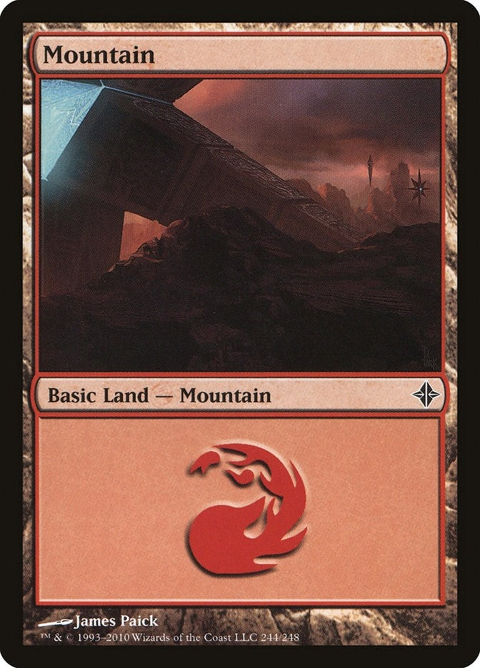 Image for Mountain (244) (244) [Rise of the Eldrazi] - Magic: The Gathering