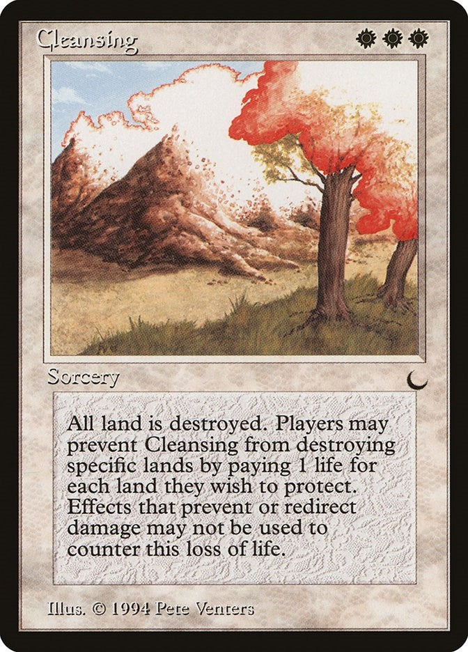 Image for Cleansing [The Dark] - Magic: The Gathering