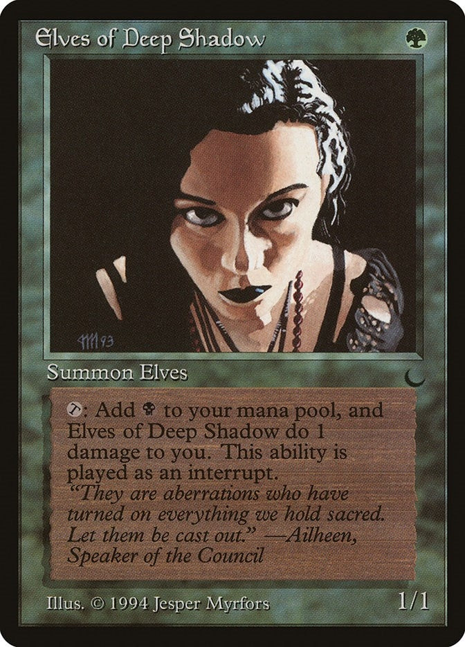 Image for Elves of Deep Shadow [The Dark] - Magic: The Gathering