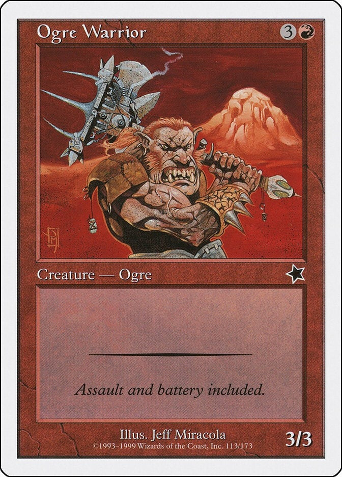 Image for Ogre Warrior (113) [Starter 1999] - Magic: The Gathering