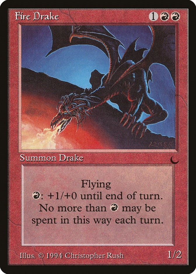 Image for Fire Drake [The Dark] - Magic: The Gathering