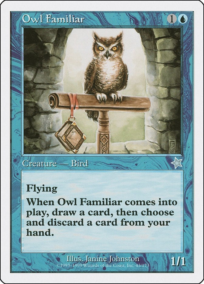 Image for Owl Familiar (43) [Starter 1999] - Magic: The Gathering