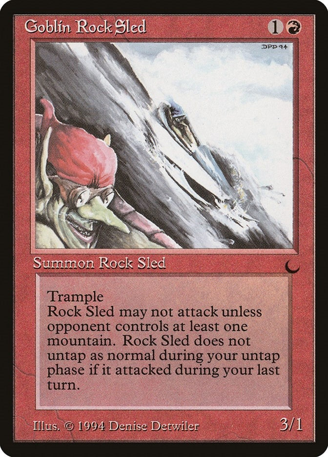 Image for Goblin Rock Sled [The Dark] - Magic: The Gathering