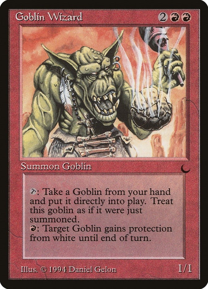 Image for Goblin Wizard [The Dark] - Magic: The Gathering