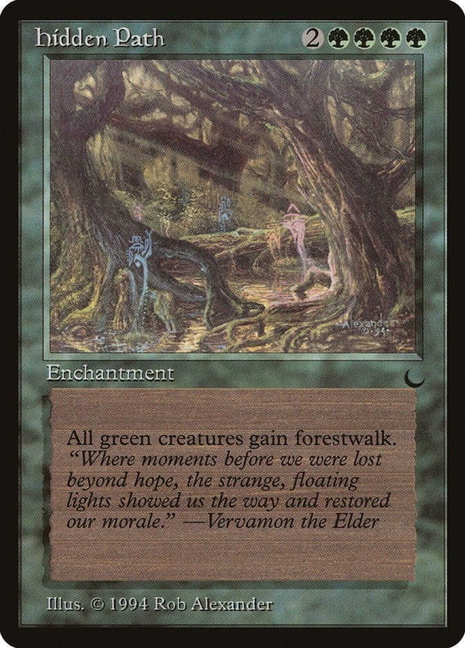 Image for Hidden Path [The Dark] - Magic: The Gathering