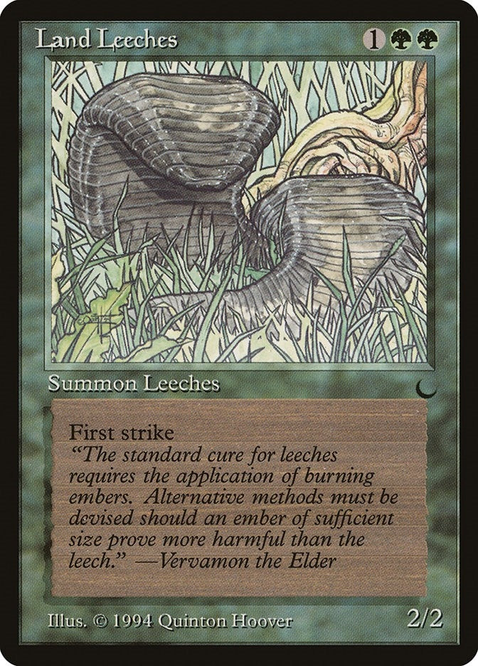 Image for Land Leeches [The Dark] - Magic: The Gathering
