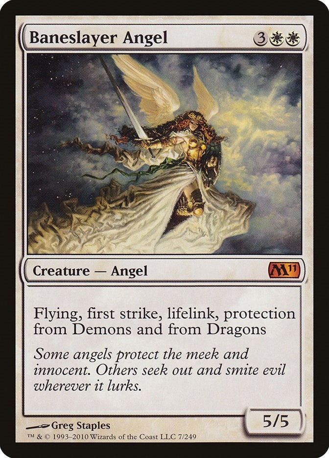 Image for Baneslayer Angel (7) [Magic 2011 (M11)] - Magic: The Gathering