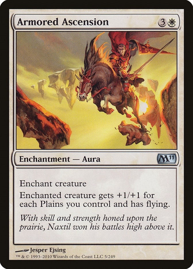 Image for Armored Ascension (5) [Magic 2011 (M11)] - Magic: The Gathering