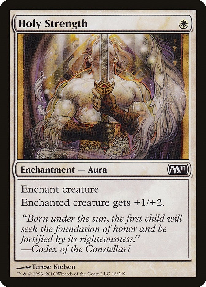 Image for Holy Strength (16) [Magic 2011 (M11)] - Magic: The Gathering