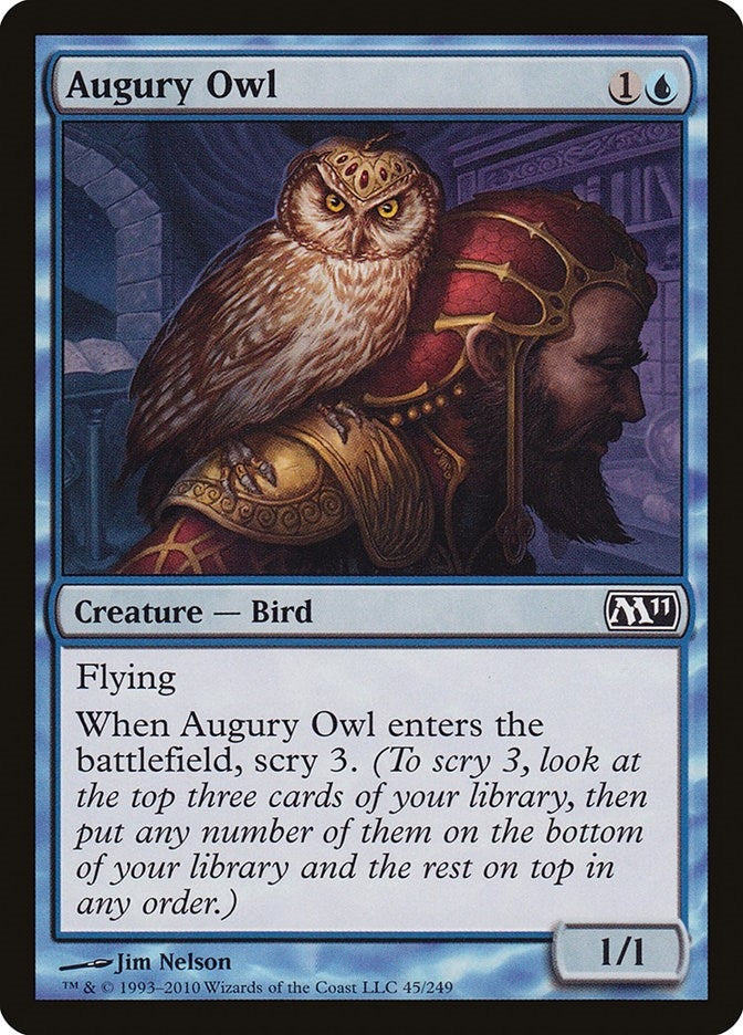 Image for Augury Owl (45) [Magic 2011 (M11)] - Magic: The Gathering