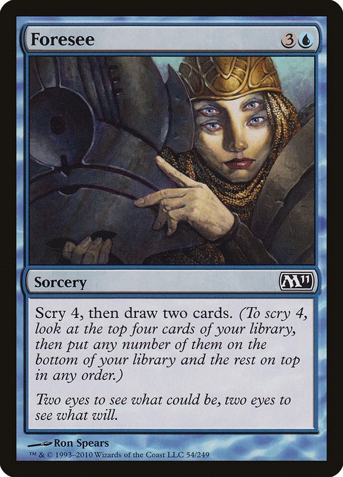 Image for Foresee (54) [Magic 2011 (M11)] - Magic: The Gathering