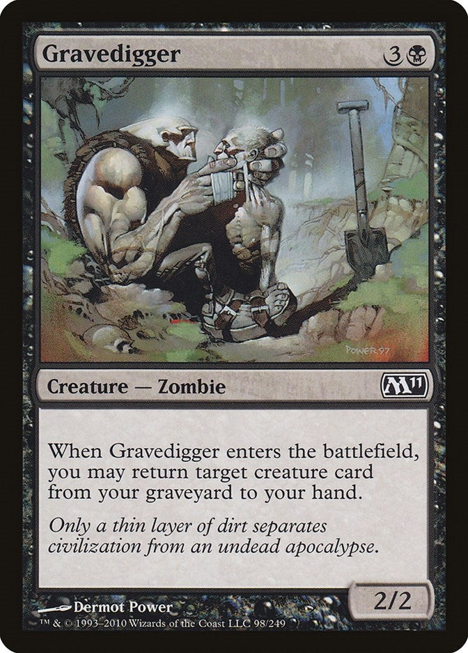 Image for Gravedigger (98) [Magic 2011 (M11)] - Magic: The Gathering