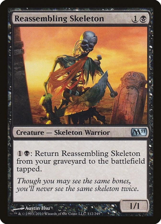 Image for Reassembling Skeleton (112) [Magic 2011 (M11)] - Magic: The Gathering