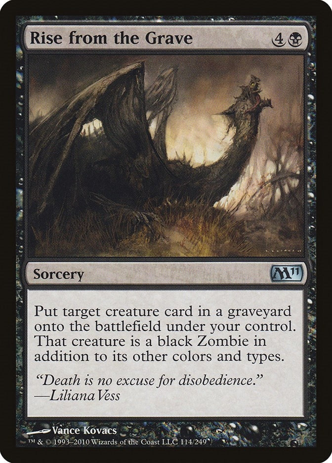 Image for Rise from the Grave (114) [Magic 2011 (M11)] - Magic: The Gathering