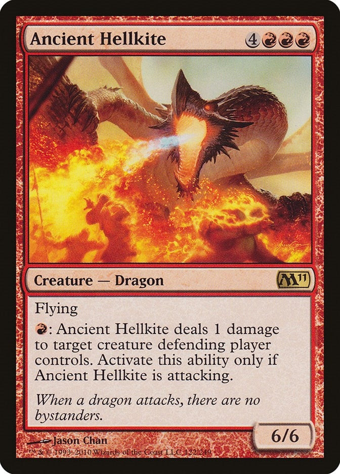 Image for Ancient Hellkite (122) [Magic 2011 (M11)] - Magic: The Gathering