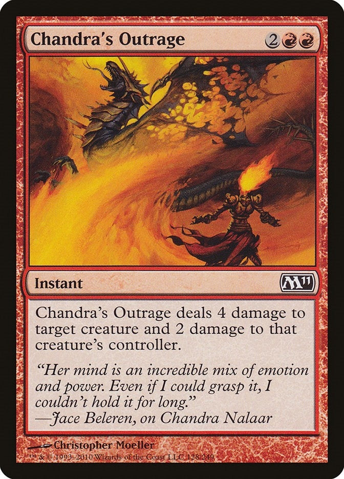 Chandra's Outrage (128) [Magic 2011 (M11)]