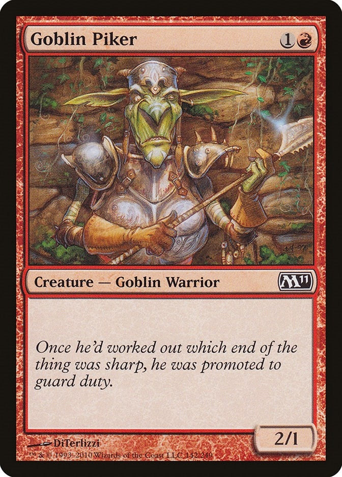 Image for Goblin Piker (142) [Magic 2011 (M11)] - Magic: The Gathering