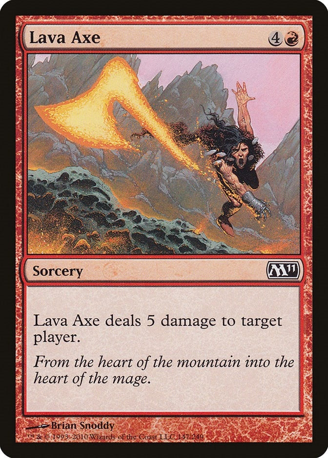 Image for Lava Axe (147) [Magic 2011 (M11)] - Magic: The Gathering