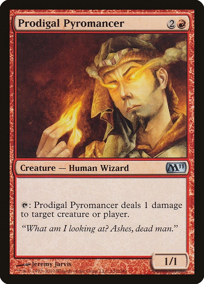 Image for Prodigal Pyromancer (152) [Magic 2011 (M11)] - Magic: The Gathering
