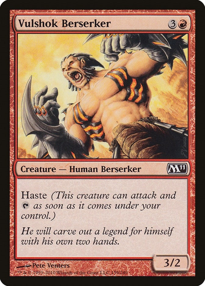 Image for Vulshok Berserker (159) [Magic 2011 (M11)] - Magic: The Gathering