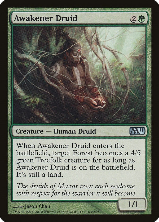 Image for Awakener Druid (163) [Magic 2011 (M11)] - Magic: The Gathering