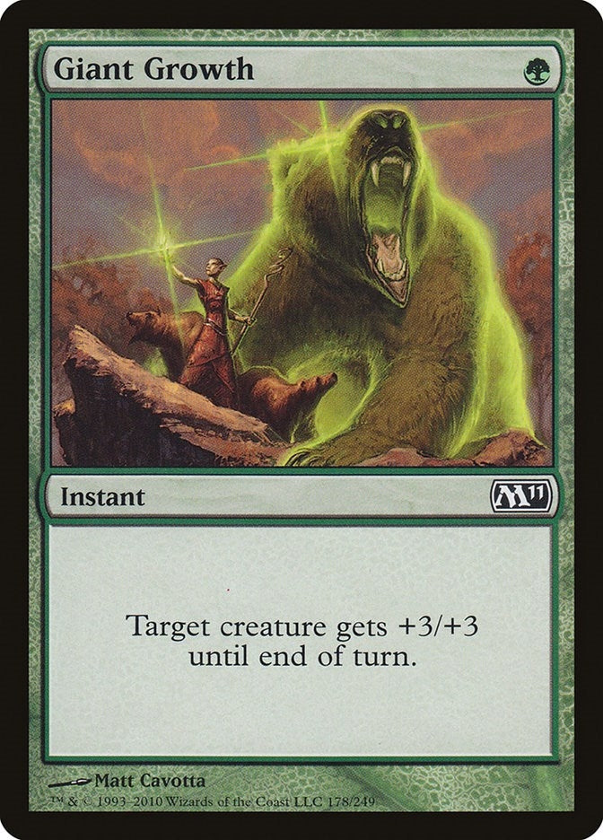 Image for Giant Growth (178) [Magic 2011 (M11)] - Magic: The Gathering