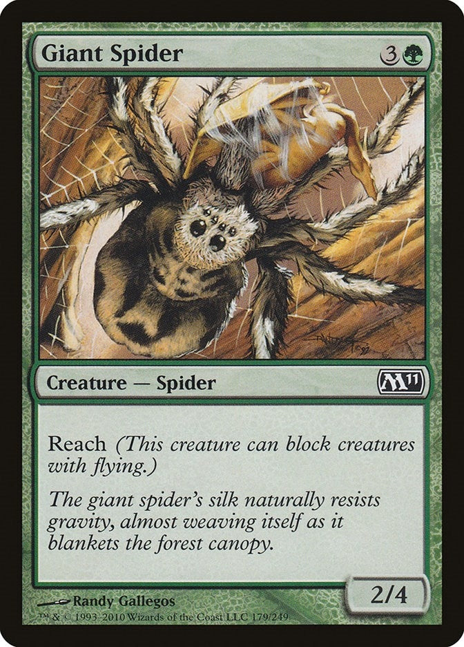 Image for Giant Spider (179) [Magic 2011 (M11)] - Magic: The Gathering