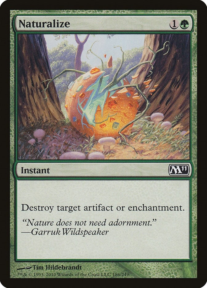 Image for Naturalize (186) [Magic 2011 (M11)] - Magic: The Gathering