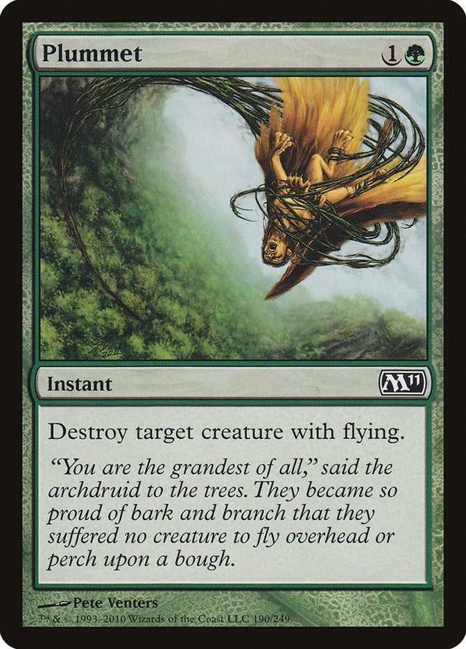 Image for Plummet (190) [Magic 2011 (M11)] - Magic: The Gathering