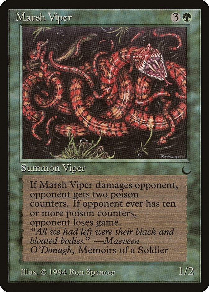 Image for Marsh Viper [The Dark] - Magic: The Gathering