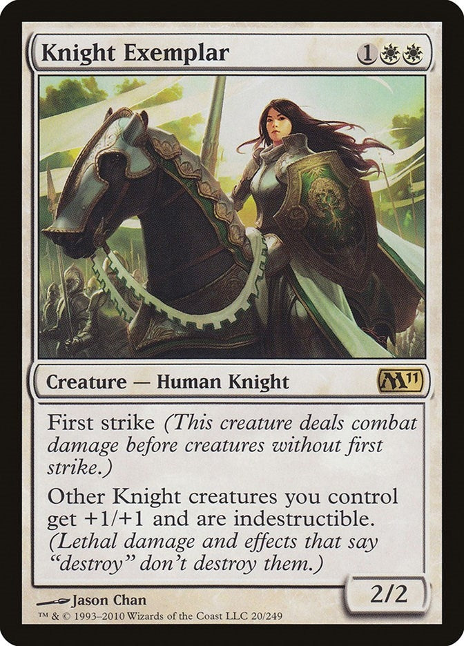 Image for Knight Exemplar (20) [Magic 2011 (M11)] - Magic: The Gathering