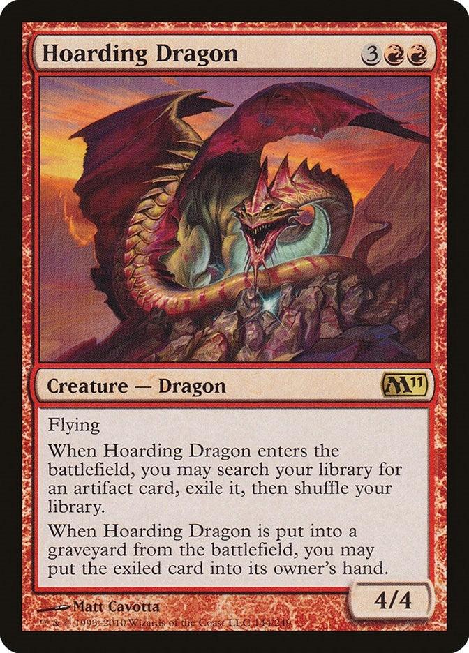 Image for Hoarding Dragon (144) [Magic 2011 (M11)] - Magic: The Gathering