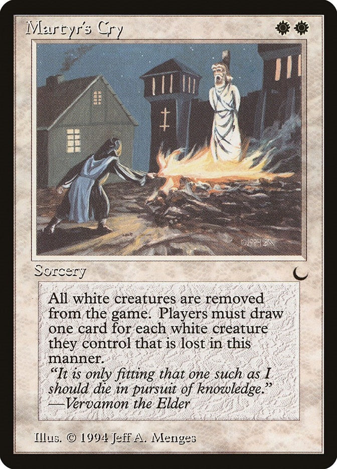 Image for Martyr's Cry [The Dark] - Magic: The Gathering