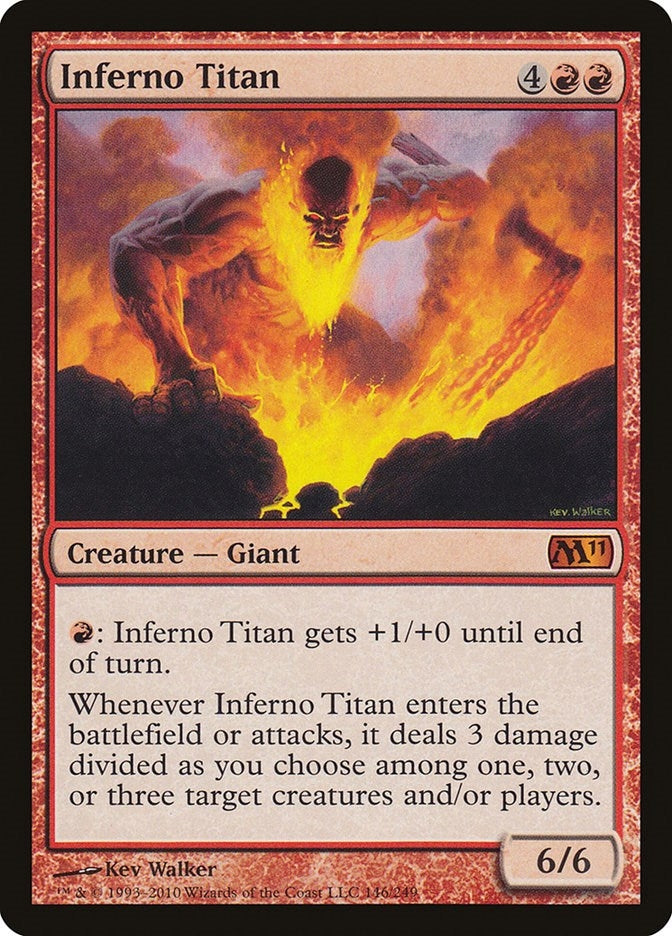 Inferno Titan (146) [Magic 2011 (M11)]