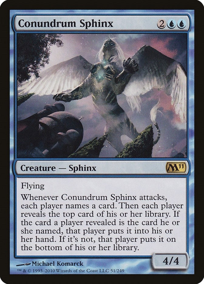 Image for Conundrum Sphinx (51) [Magic 2011 (M11)] - Magic: The Gathering