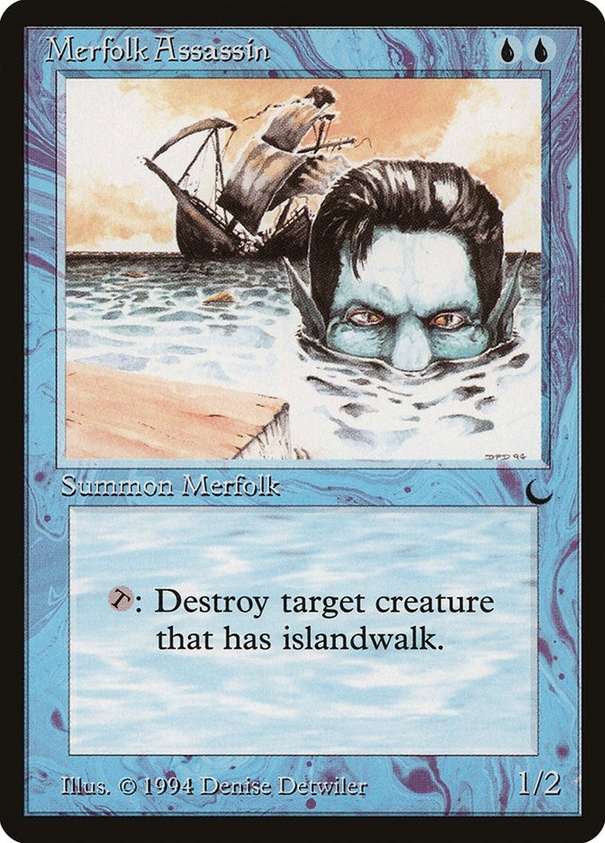 Image for Merfolk Assassin [The Dark] - Magic: The Gathering