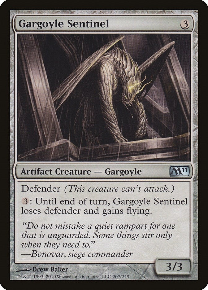 Image for Gargoyle Sentinel (207) [Magic 2011 (M11)] - Magic: The Gathering
