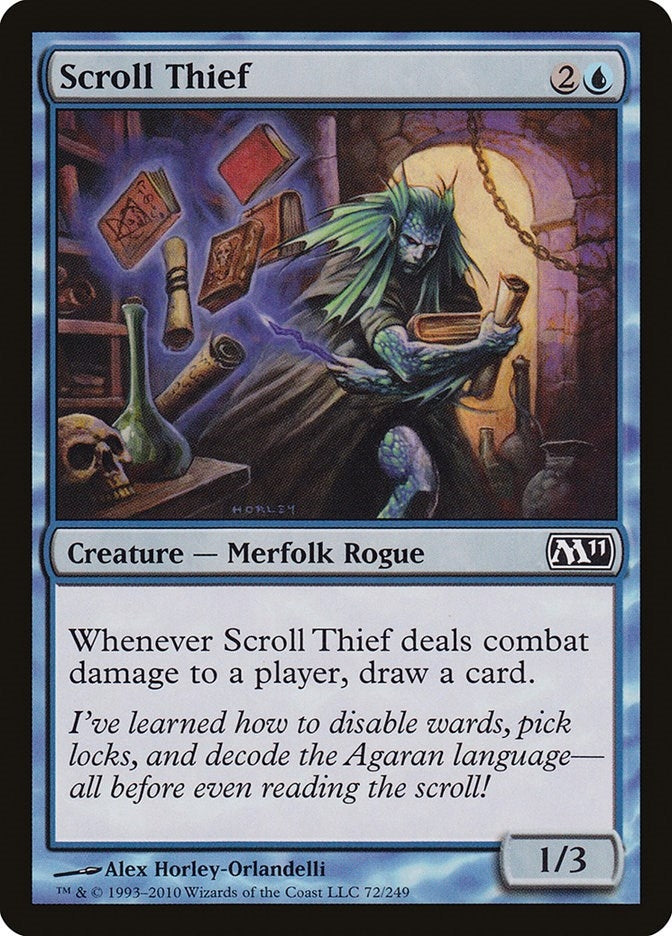 Image for Scroll Thief (72) [Magic 2011 (M11)] - Magic: The Gathering