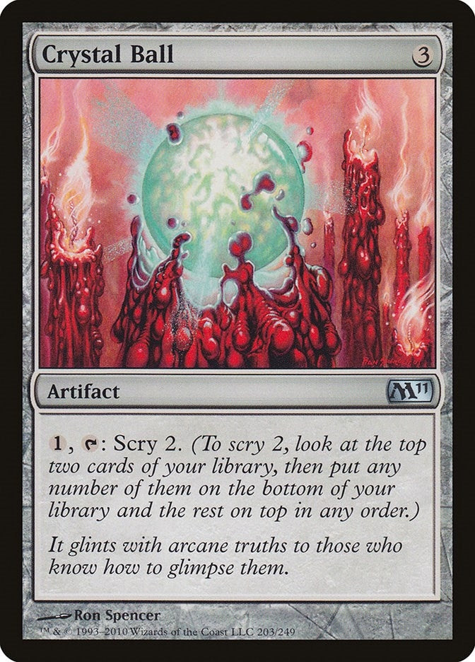 Image for Crystal Ball (203) [Magic 2011 (M11)] - Magic: The Gathering