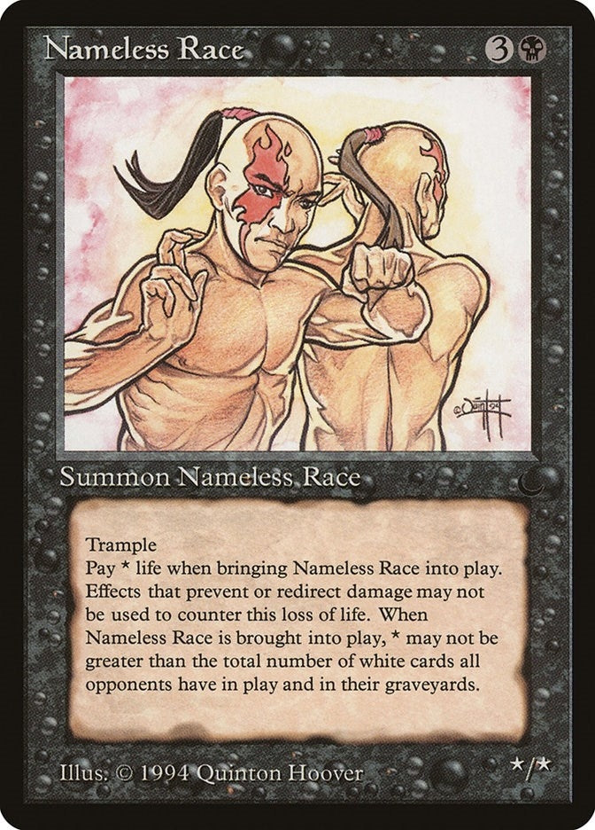 Image for Nameless Race [The Dark] - Magic: The Gathering