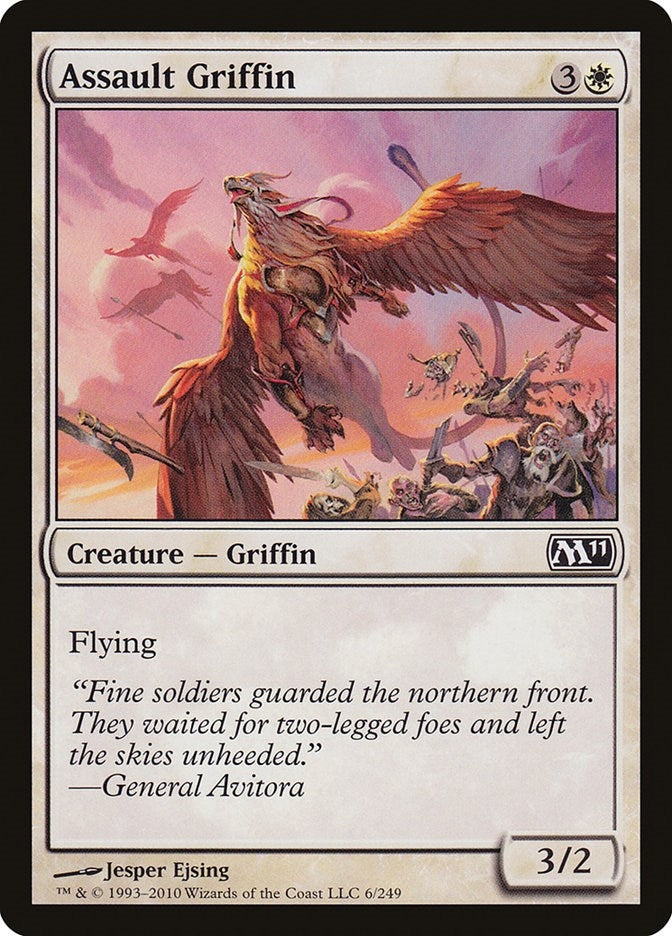 Image for Assault Griffin (6) [Magic 2011 (M11)] - Magic: The Gathering