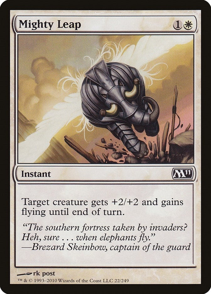 Image for Mighty Leap (22) [Magic 2011 (M11)] - Magic: The Gathering
