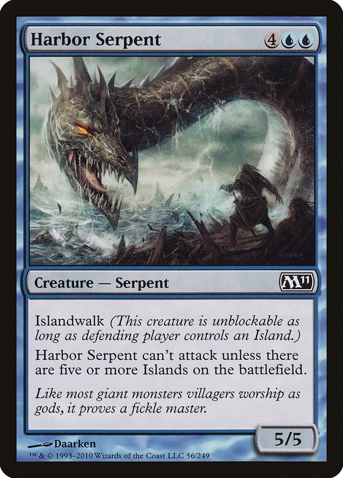 Image for Harbor Serpent (56) [Magic 2011 (M11)] - Magic: The Gathering