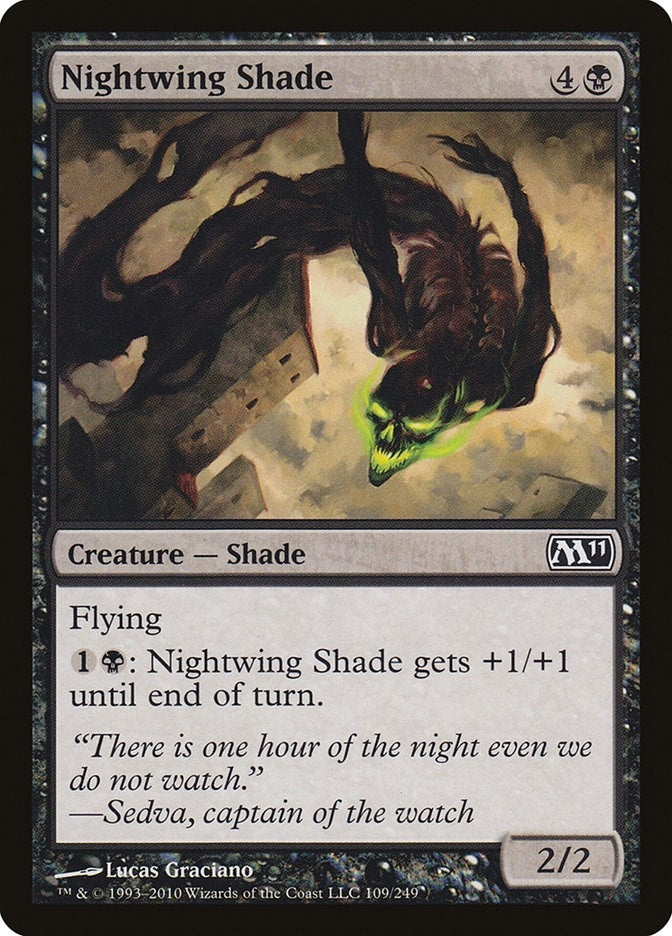 Image for Nightwing Shade (109) [Magic 2011 (M11)] - Magic: The Gathering