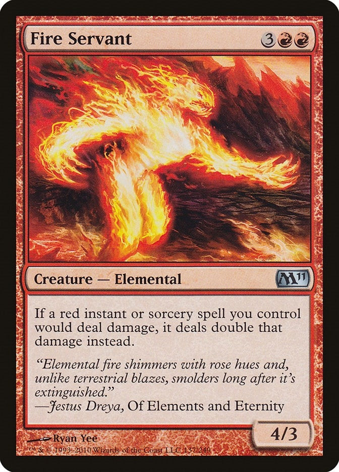 Fire Servant (137) [Magic 2011 (M11)]