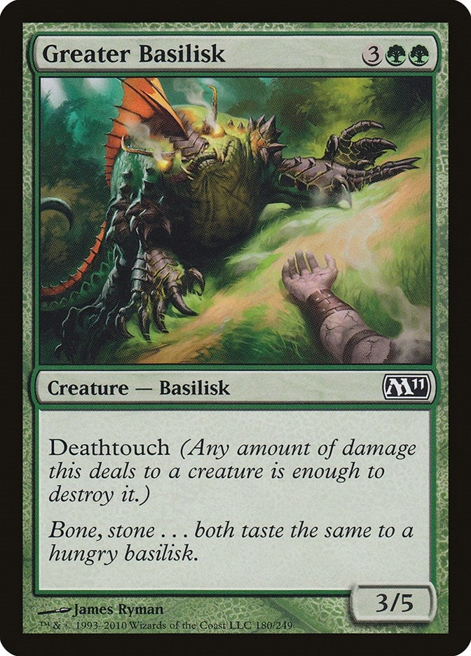 Image for Greater Basilisk (180) [Magic 2011 (M11)] - Magic: The Gathering