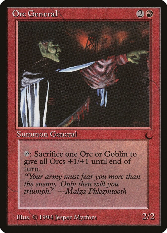 Image for Orc General [The Dark] - Magic: The Gathering